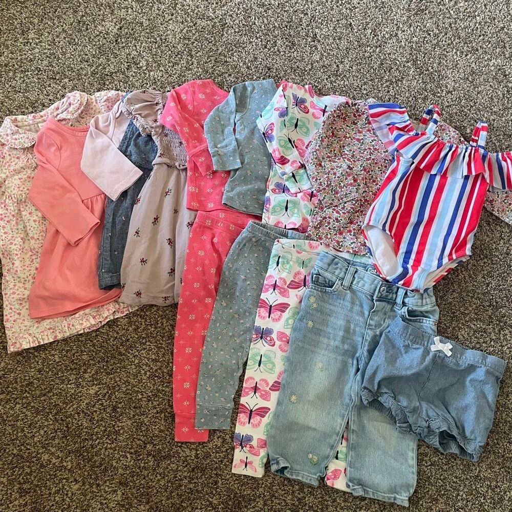 18 months girls spring/summer clothing bundle